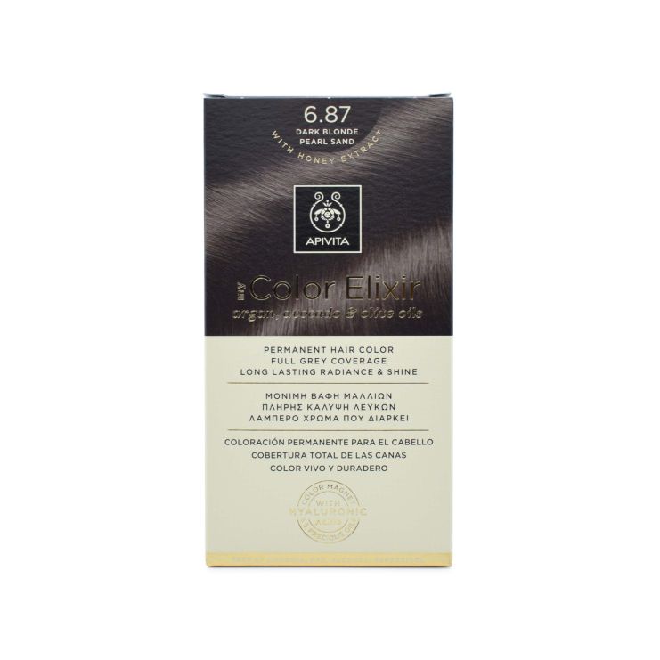 Apivita My Color Elixir 6.87 Ξανθό Σκούρο Περλέ 