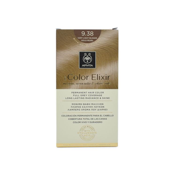 Apivita My Color Elixir 9.38 Ξανθό Πολύ Ανοιχτό Μελί Περλέ