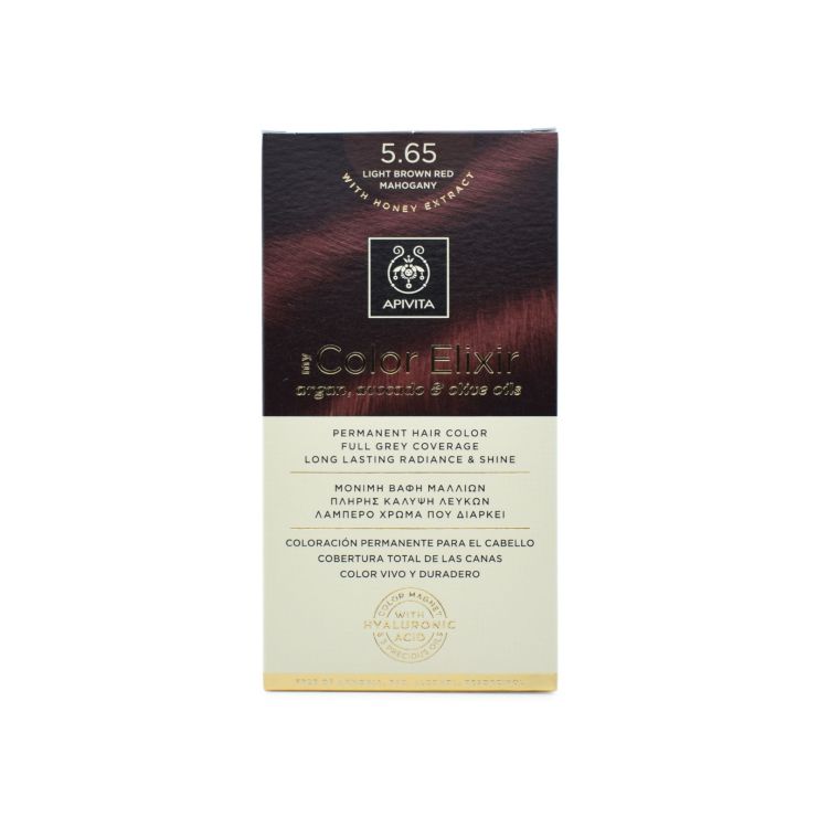 Apivita My Color Elixir 5.65 Καστανό Ανοιχτό Κόκκινο Μαονί