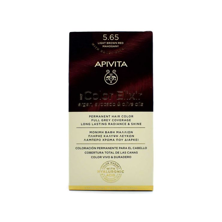 Apivita My Color Elixir 5.65 Καστανό Ανοιχτό Κόκκινο Μαονί