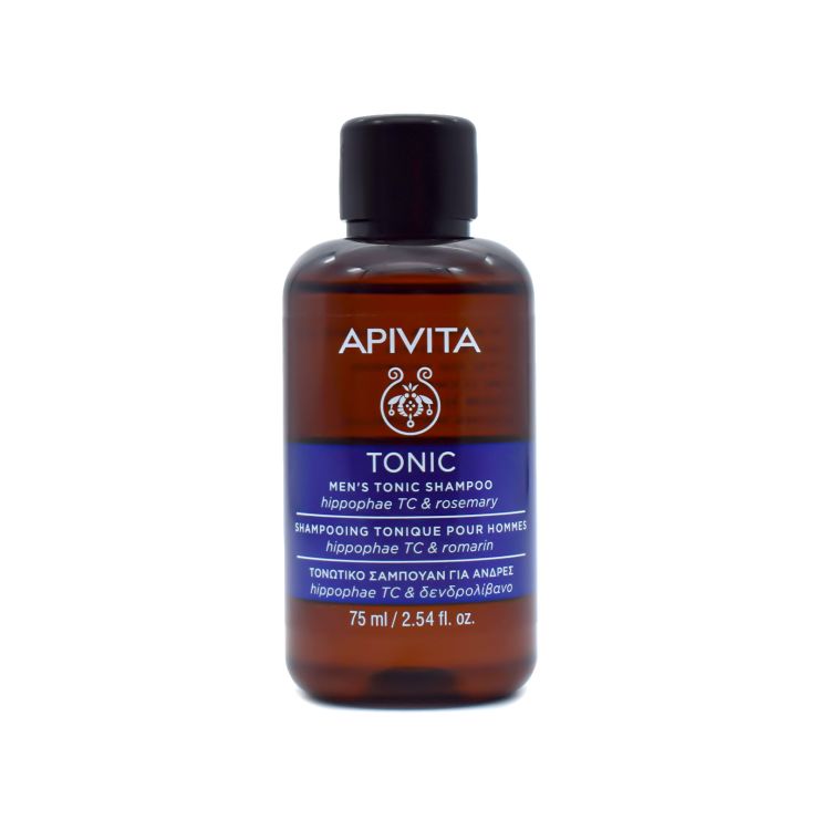 Apivita Mini Τονωτικό Σαμπουάν για Άνδρες με Ιπποφαές & Δεντρολίβανο 75ml