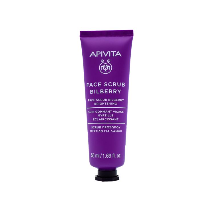 Apivita Face Scrub with Bilberry 50ml (για Λάμψη με Μύρτιλλο)