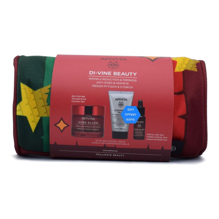 Apivita Di-Vine Beauty Wine Elixir Rich Texture Set