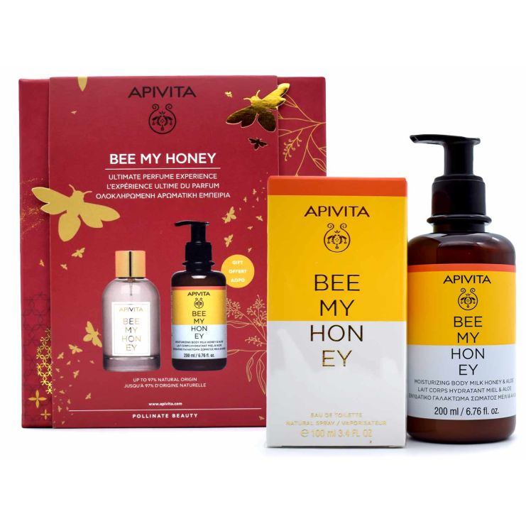 Apivita Bee My Honey ΠΡ: (Eau de Toilette Spray 100ml + Body Milk Honey & Aloe 200ml)