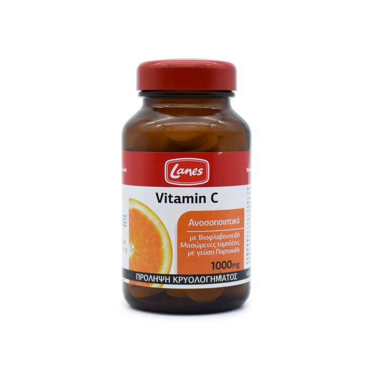 Lanes Vitamin C 1000mg 60 μασώμενες ταμπλέτες