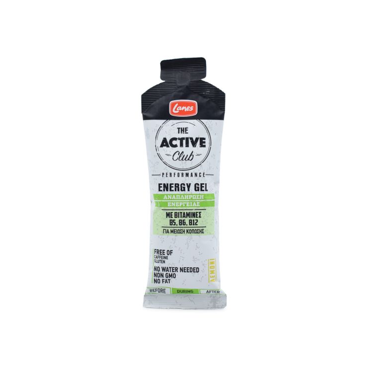 Lanes The Active Club Energy Gel Lemon 55ml 
