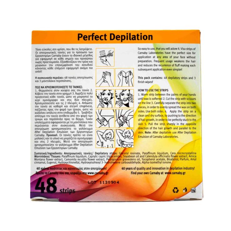 Carnaby Viso Strips 48 pcs