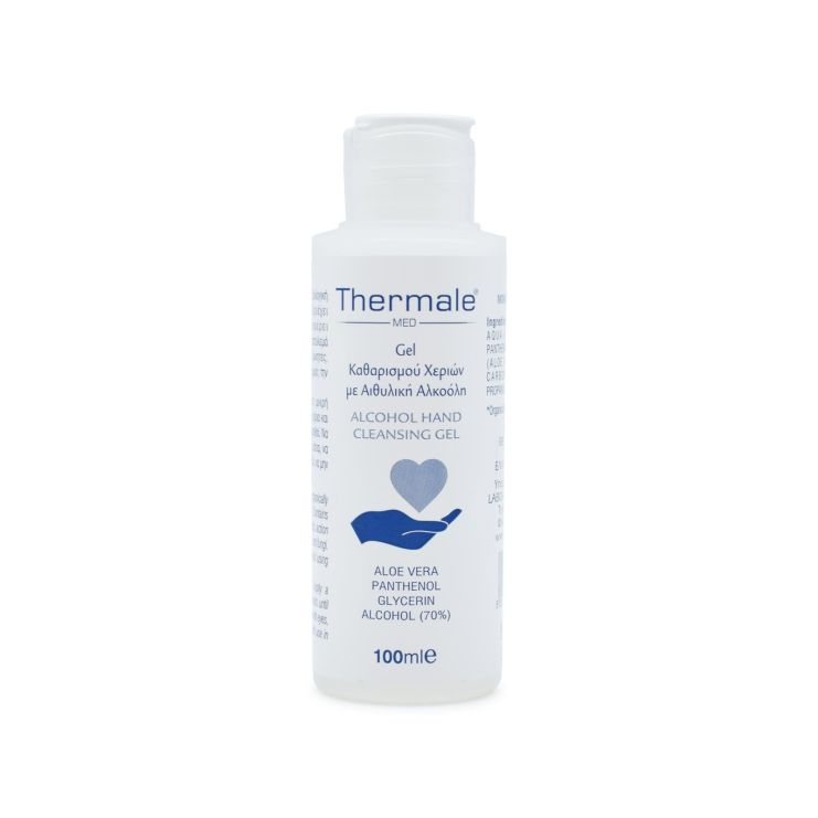 Thermale Med Gel Καθαρισμού Χεριών με Αιθυλική Αλκοόλη 70% 100ml