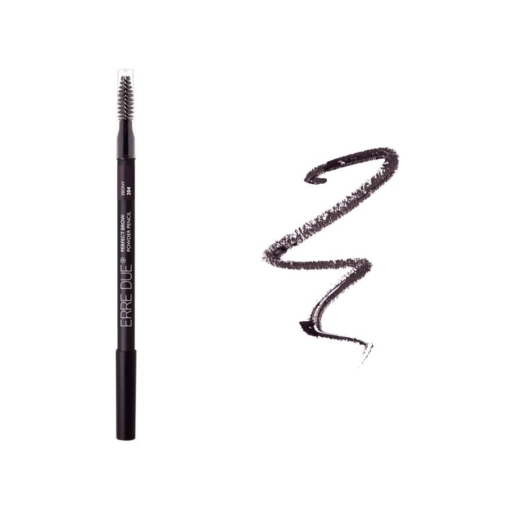 Erre Due Perfect Brow Powder Pencil 204 Ebony