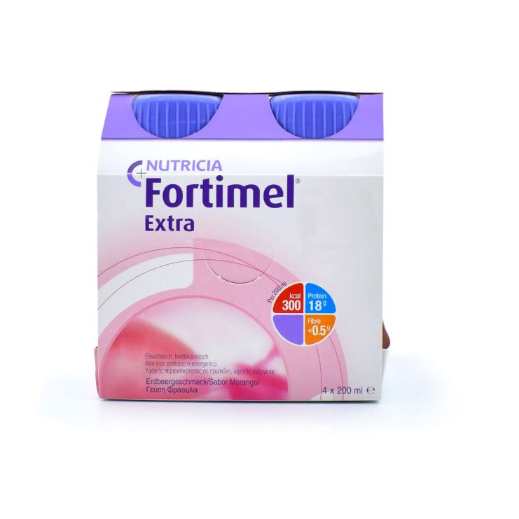 Nutricia Fortimel Extra 4 x 200ml Φράουλα
