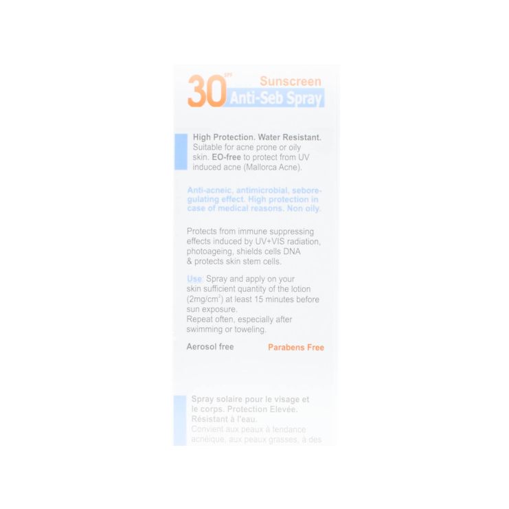 Frezyderm Sun Screen Anti-Seb SPF30 150ml