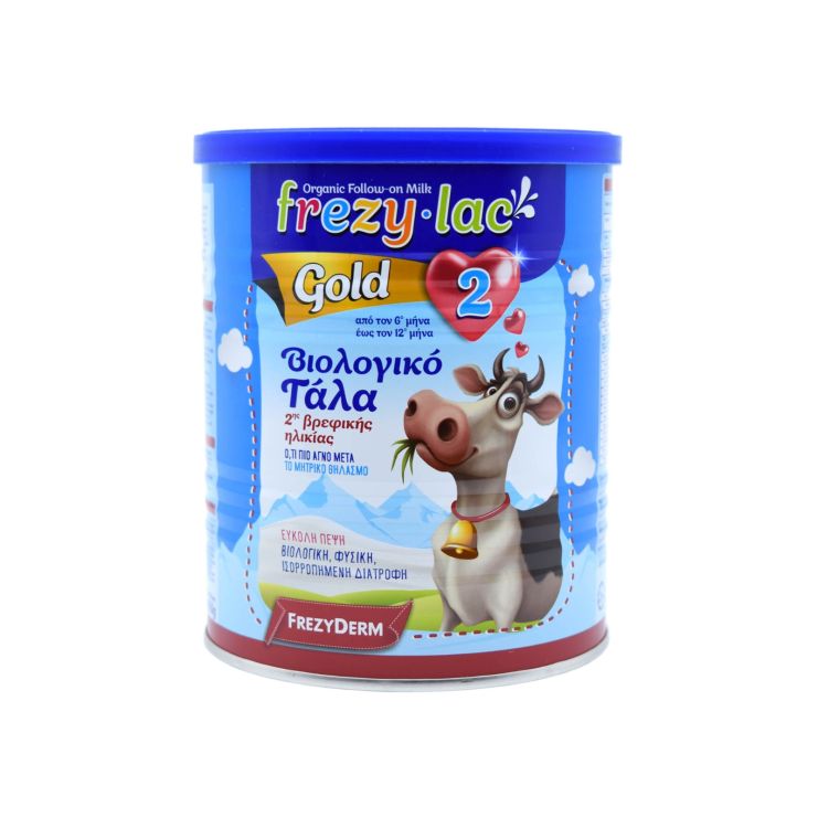 Frezyderm Frezylac Gold 2 Βιολογικό Γάλα σε Σκόνη 6-12 μηνών 400gr