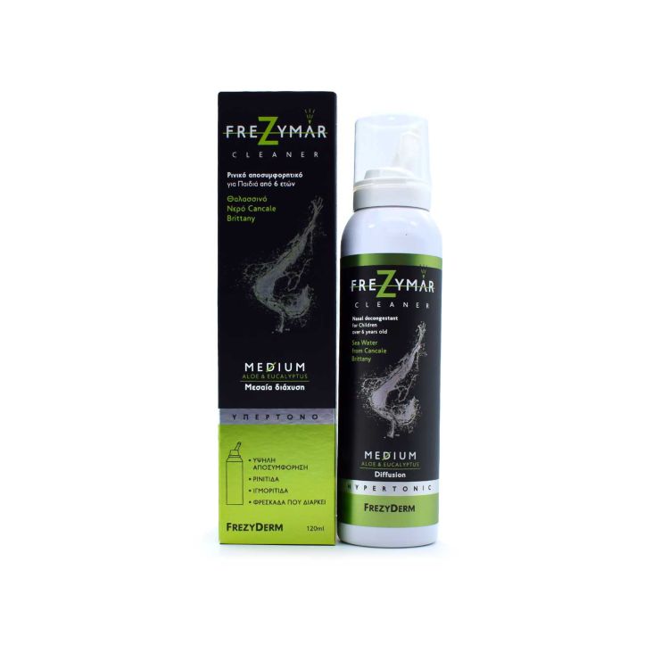 Frezyderm Frezymar Cleaner Medium Ρινικό Αποσυμφορητικό Aloe & Eucalyptus 120ml