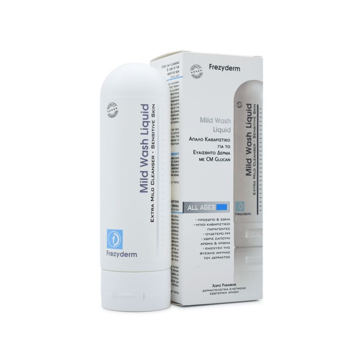 Frezyderm Mild Wash Liquid Απαλό Καθαριστικό Προσώπου 200ml