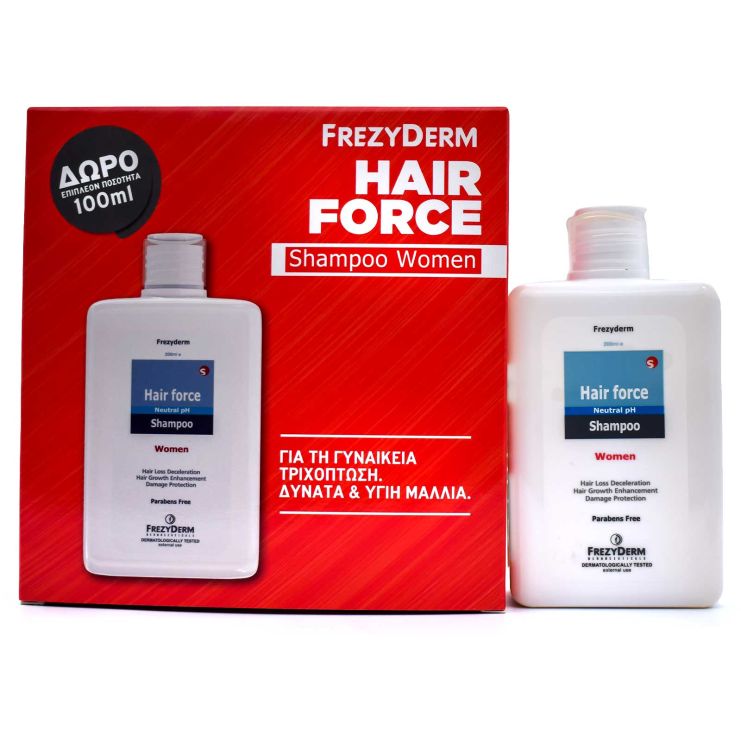 FREZYDERM HAIR FORCE SHAMPOO WOMEN 200ML PR(+