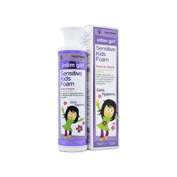 Frezyderm Sensitive Kids Intim Girl Foam Αφρός Καθαρισμού της Ευαίσθητης Περιοχής 250ml