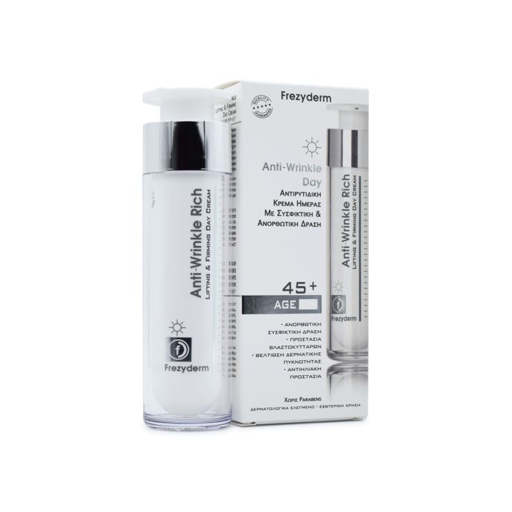 Frezyderm Anti-Wrinkle Rich Κρέμα Ημέρας Πλούσιας Υφής 45+ 50ml