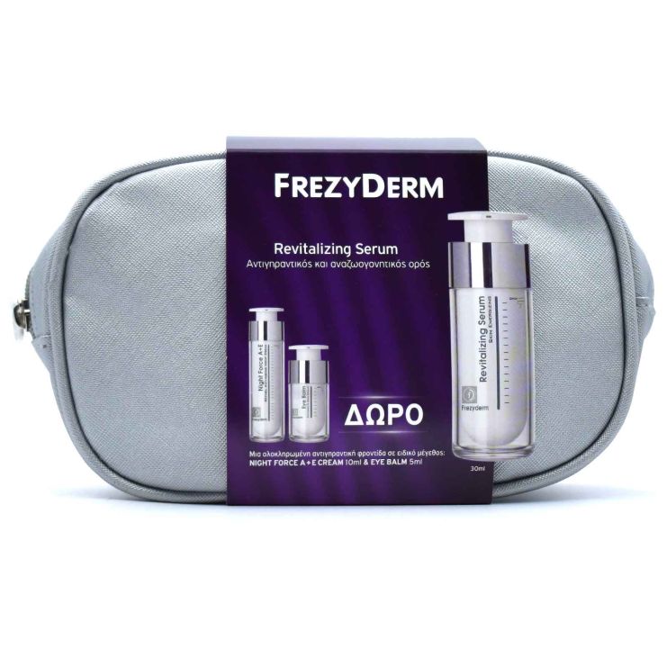 Frezyderm Face Revitalizing Serum 30ml & Night Force A+E Cream 10ml & Eye Balm 5ml
