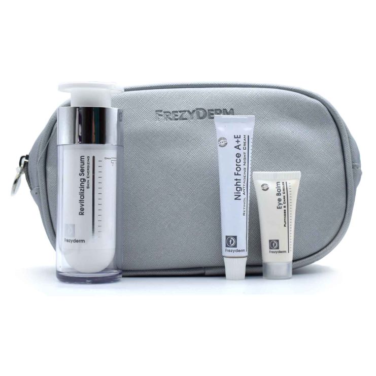 Frezyderm Face Revitalizing Serum 30ml & Night Force A+E Cream 10ml & Eye Balm 5ml