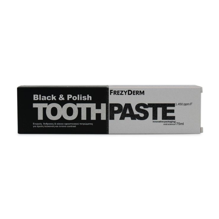 Frezyderm Toothpaste Black & Polish Λεύκανση Δοντιών 75ml