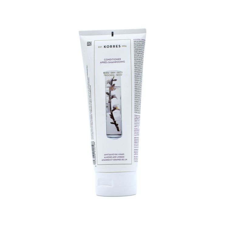 Korres Almond and Linseed Conditioner For Dry / Dehydrated Hair 200ml