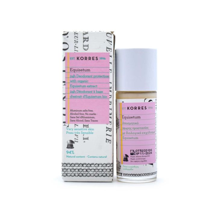 Korres Equisetum Roll-On  Αποσμητικό 24ωρης Προστασίας 30ml