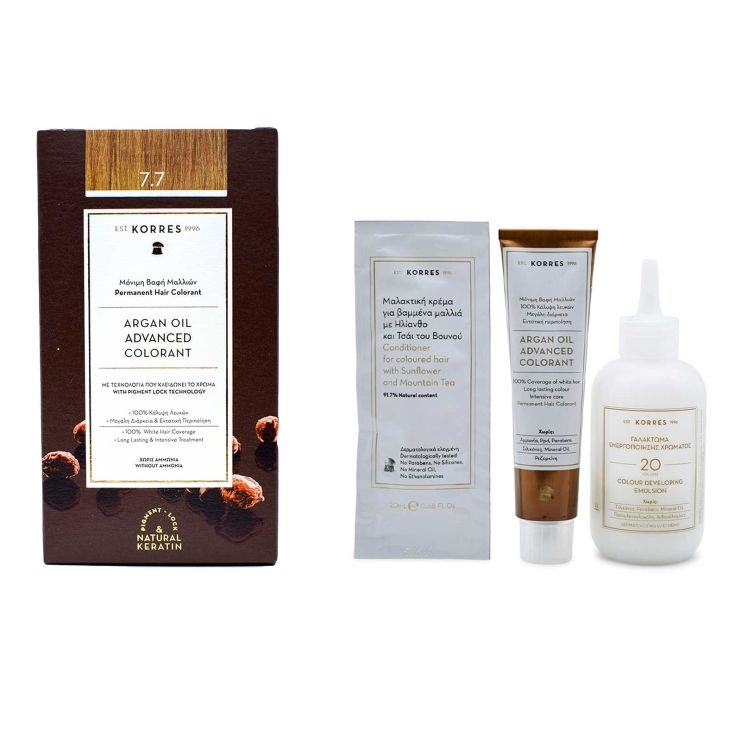 Korres Argan Oil Advanced Colorant 7.7 Μόκα