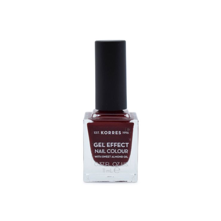 Korres Gel Effect Nail Colour 59 Wine Red 11ml