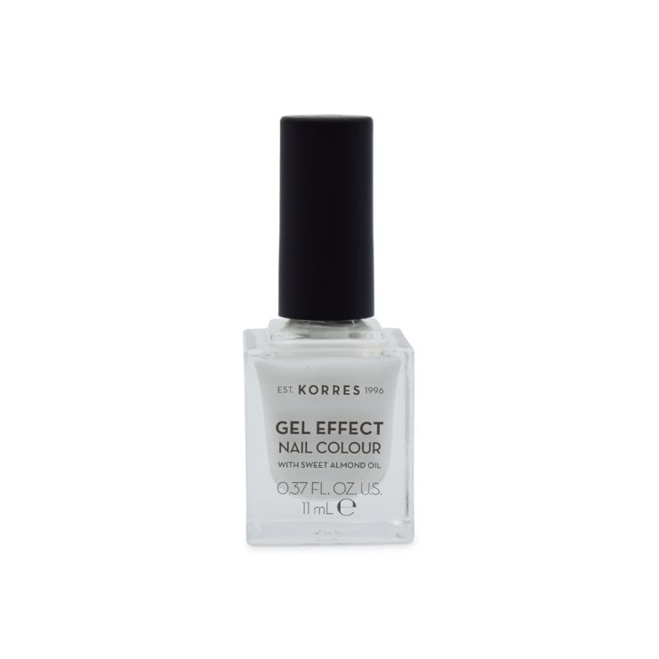 Korres Gel Effect Nail Colour 1 Blanc White 11ml
