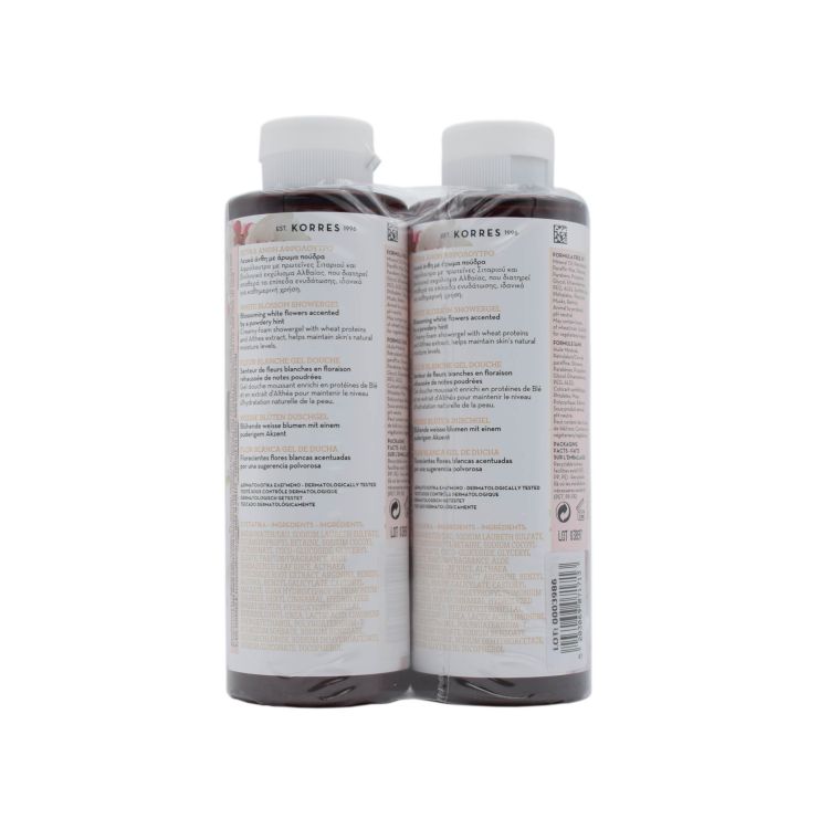 Korres Αφρόλουτρο Λευκά Άνθη 250ml & 250ml 