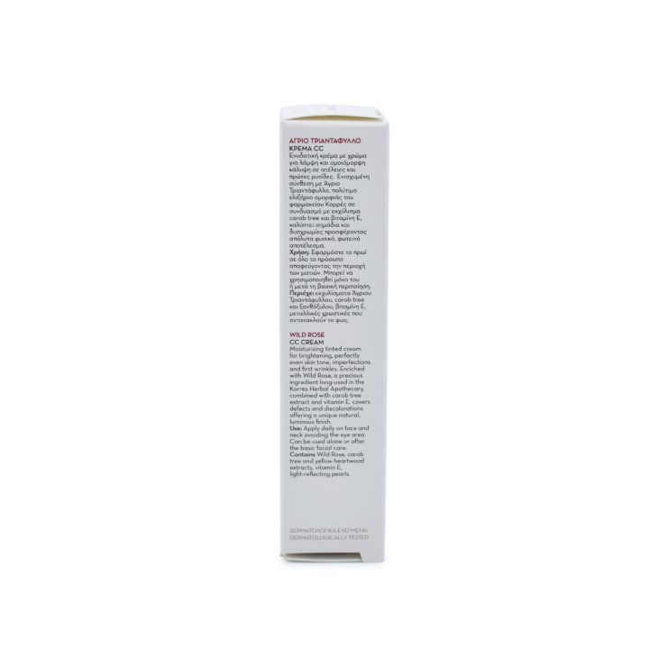 Korres Wild Rose Colour Correcting Cream Light Shade Ενυδατική Κρέμα SPF30 30ml
