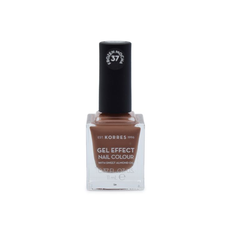 Korres Gel Effect Nail Colour Βερνίκι Νυχιών 37 Frozen Mocha 11ml