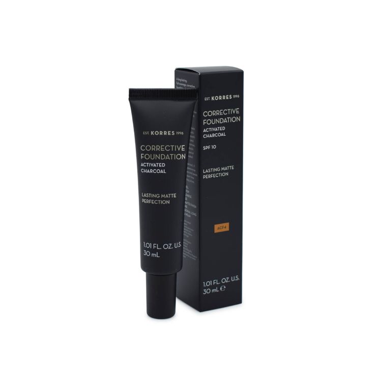 Korres Activated Charcoal Corrective Foundation ACF4 SPF15 30ml