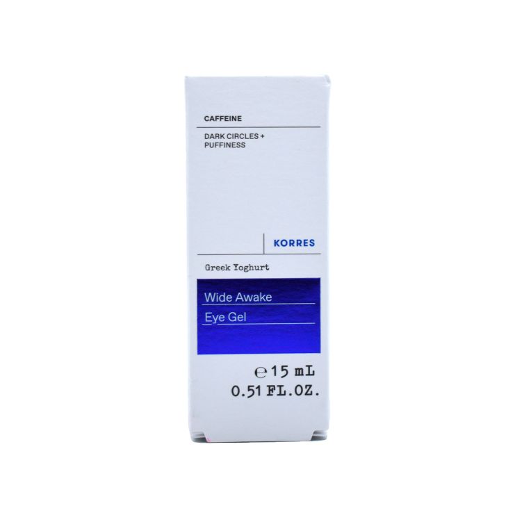 Korres Face Greek Yoghurt Wide Awake Eye Gel for Dark Circles 15ml 