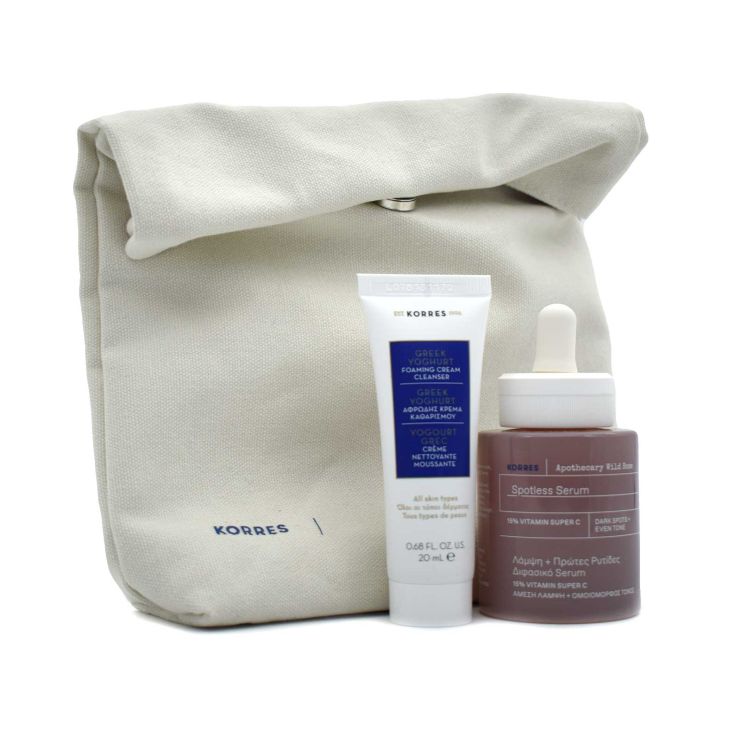 Korres Άγριο Τριαντάφυλλο Διφασικό Serum 30ml & Αφρώδης Κρέμα Καθαρισμού 20ml