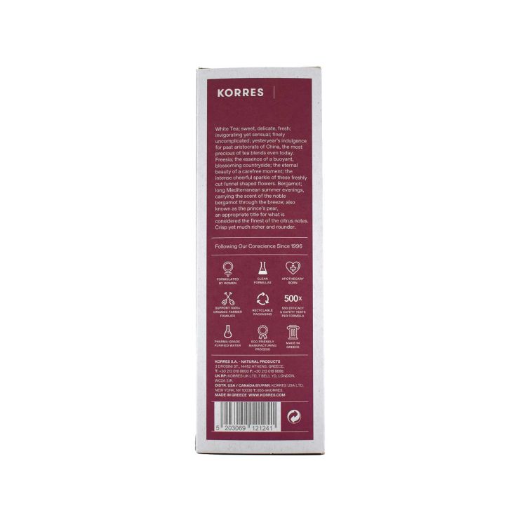Korres Γυναικείο Σετ Eau de Toilette White Tea 50ml & Body Milk White Tea 125ml
