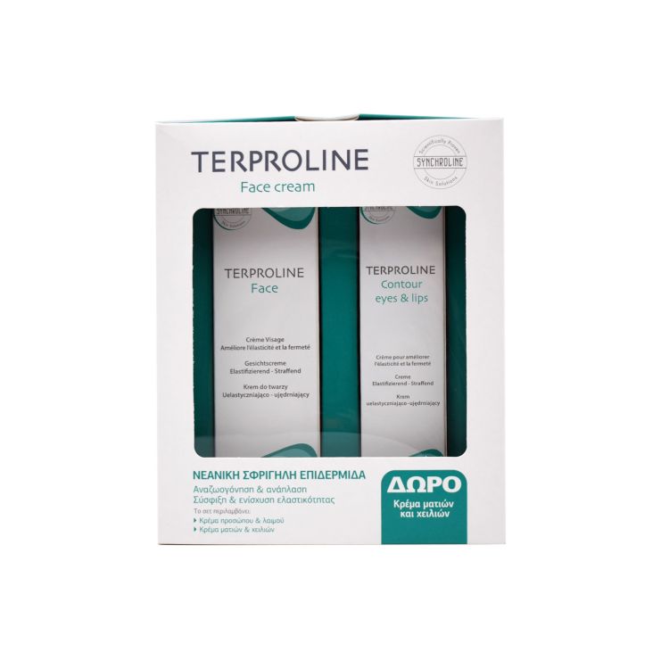 Synchroline Terproline Face Cream 50ml & Contour Eyes and Lips 15ml