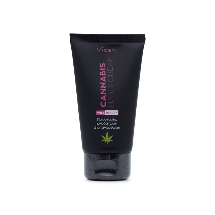 Vican Wise Beauty Cannabis Ενυδατική Κρέμα Χεριών και Νυχιών 75ml