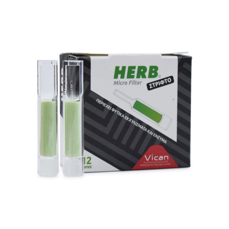 Vican Herb Micro Filter Στριφτό 12τμχ