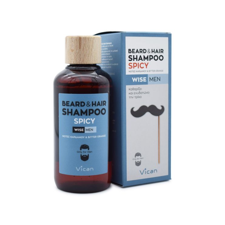 Vican Wise Men Beard & Hair Shampoo Spicy 200ml