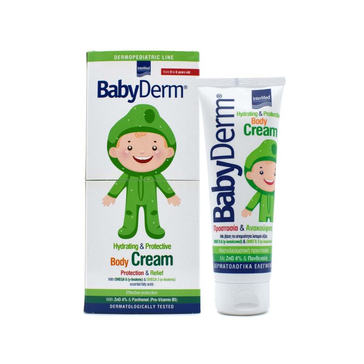 Intermed Babyderm Ενυδατική και Προστατευτική Κρέμα Σώματος 125ml