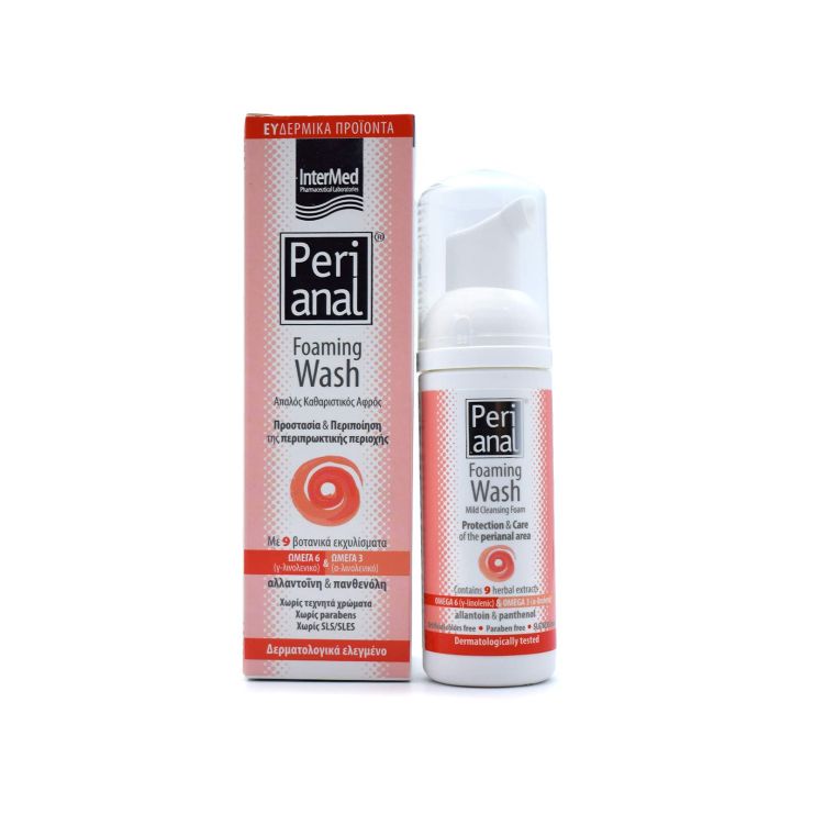 Intermed Perianal Απαλός Καθαριστικός Αφρός 50ml 