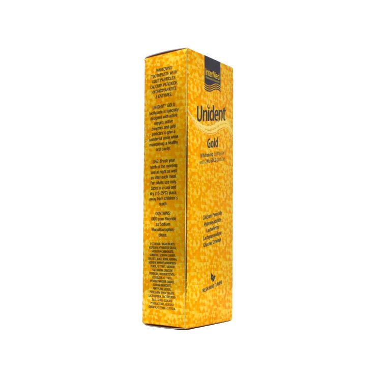 Intermed Unident Gold Λευκαντική Οδοντόπαστα 100ml 