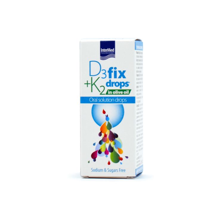 Intermed D3 Fix & K2 in Olive Oil Drops 12ml