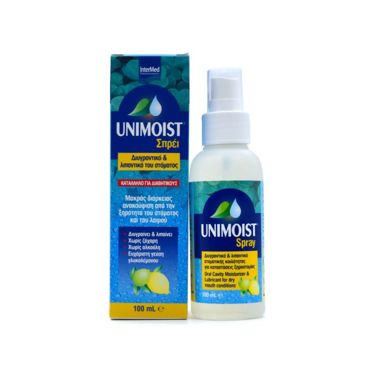 Intermed Unimoist Διυγραντικό & Λιπαντικό του Στόματος Spray 100ml