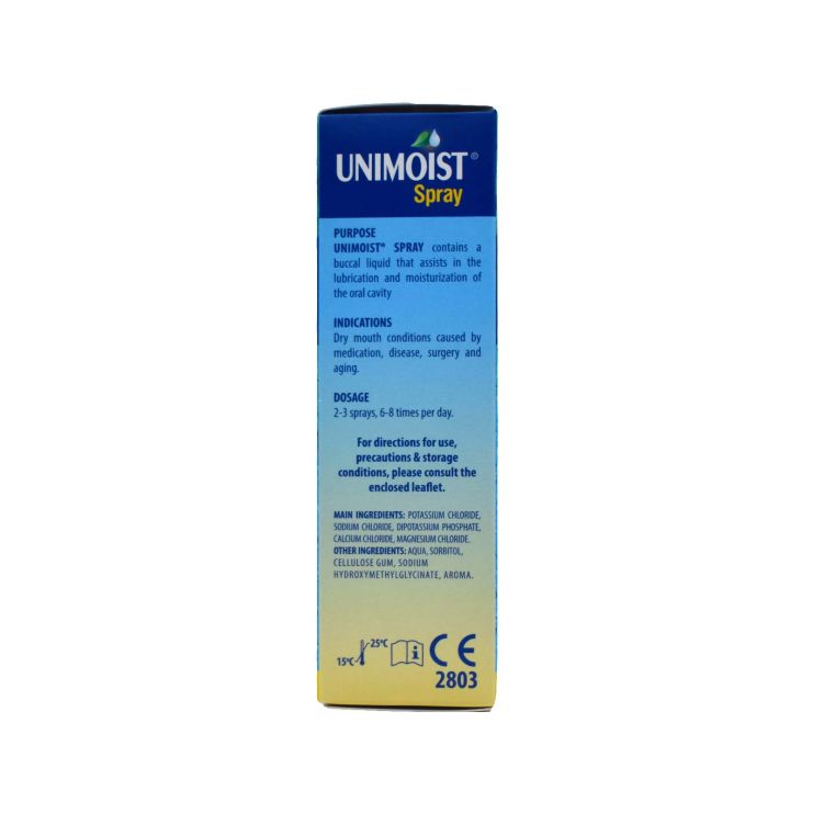 Intermed Unimoist Oral Lubricant & Moisturizer Spray 100ml