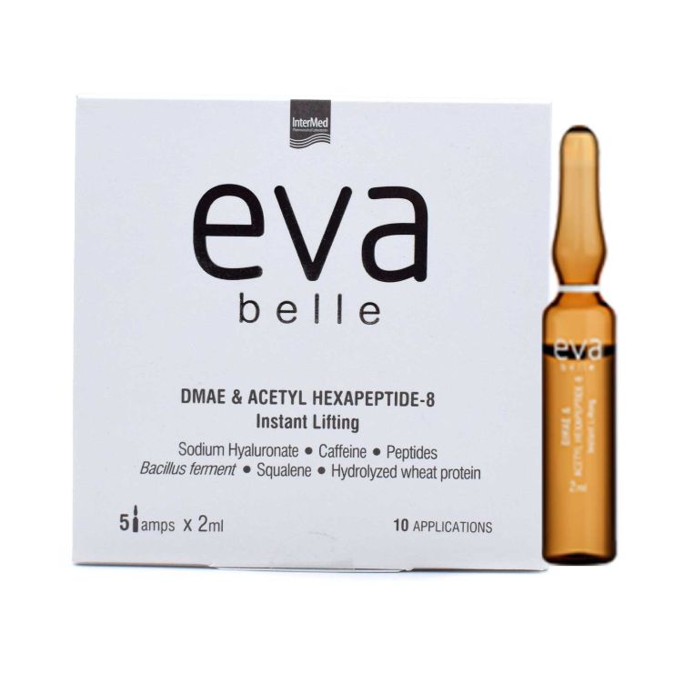 Intermed Eva Belle DMAE & Acetyl Hexapeptide-8 Instant Lifting 2ml x 5 αμπούλες
