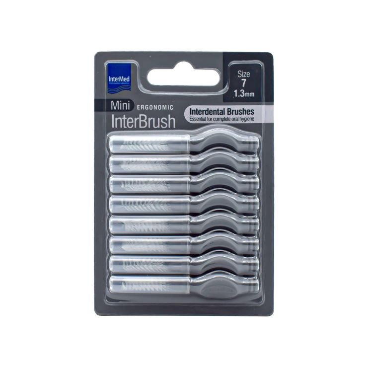 Intermed Mini Ergonomic InterBrush Size 7 Γκρι 8 τμχ