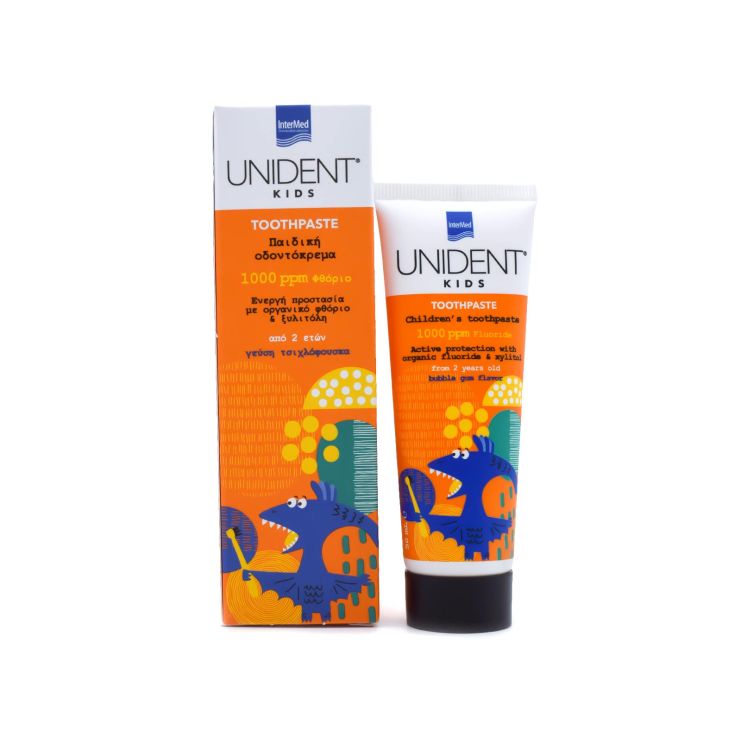 Intermed Unident Kids Οδοντόκρεμα 1000ppm απο 2 ετών 50ml 