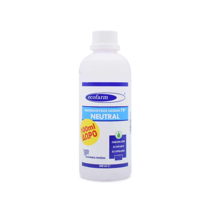 Ecofarm Οινόπνευμα 70˚ Neutral 350ml